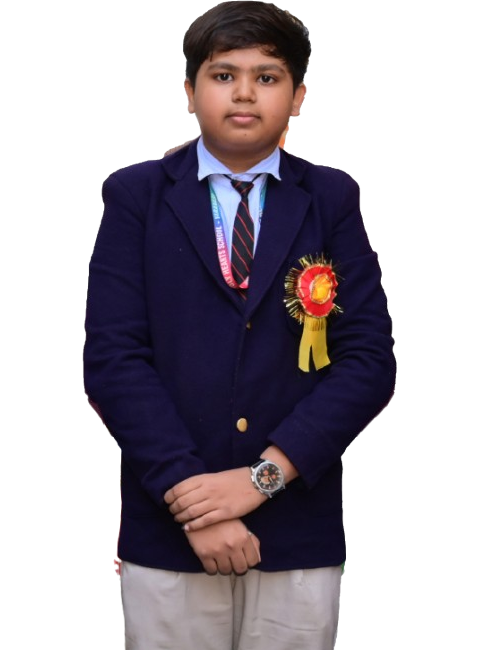 student in coat and pant